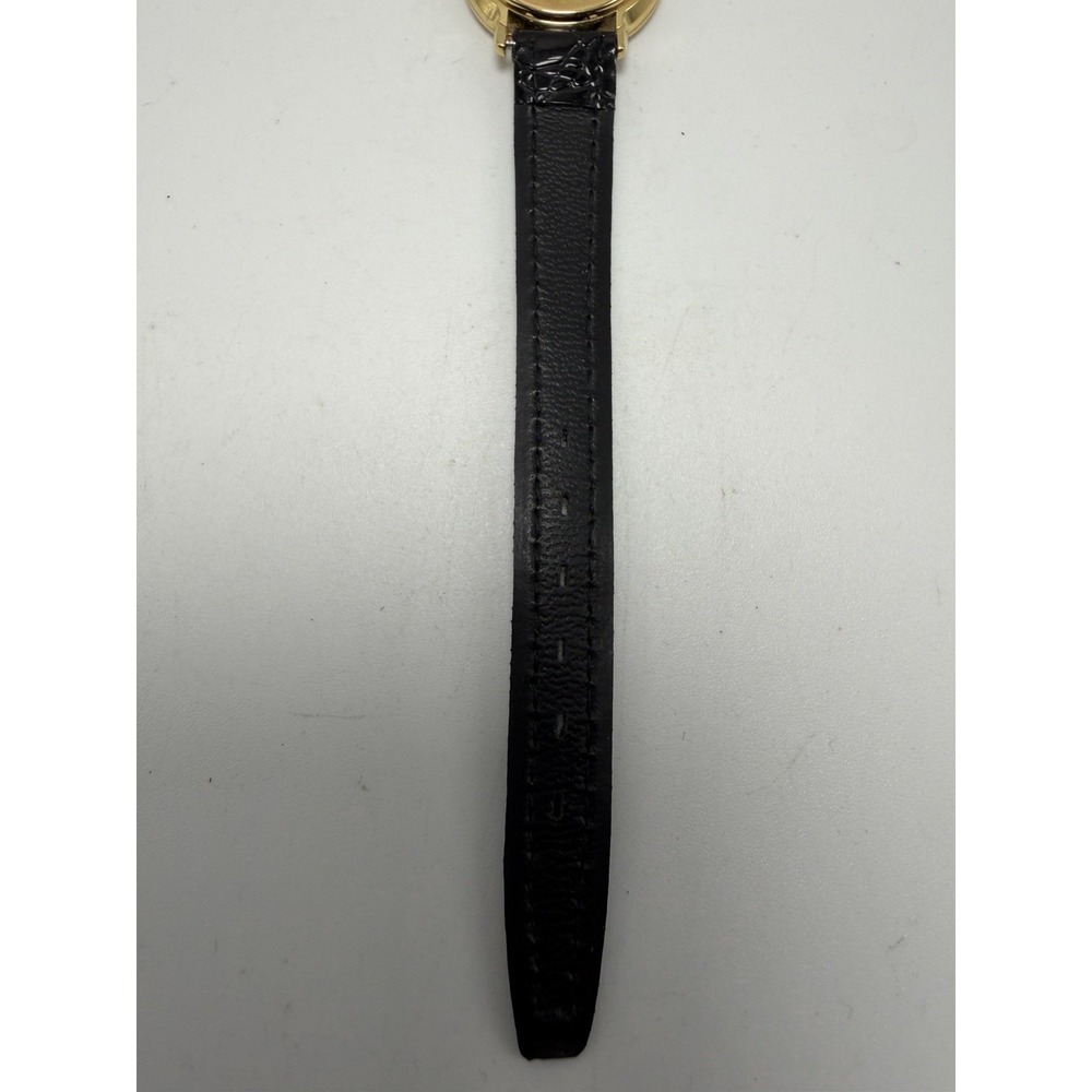 Gucci 3001L New Battery Ladies Watch Striped Dial 25MM 6.75" Swiss Gold Plated - Picture 10 of 15